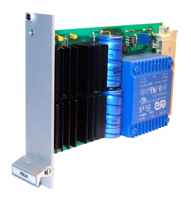 Power supply unit for the modular data acquisition system DAS, ±15V/1A with 10V reference