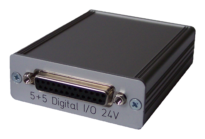 Digital input/output with RS-232 interface