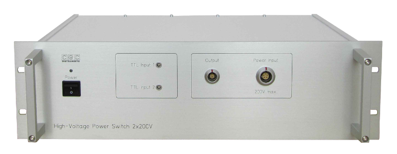 Dual power switch for voltages up to 200V with extra fast driver and liquid-cooled heat sink