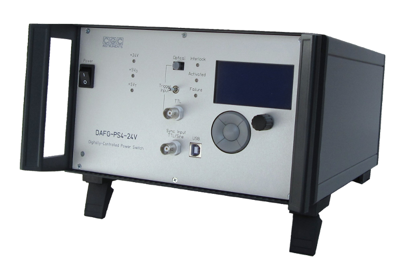 Digital gesteuerter vierfacher Leistungsschalter mit Wellenformgenerator zur Steuerung elektropneumatischer Aktoren