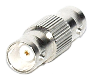 BNC adapter, jack–jack, 50 Ohm