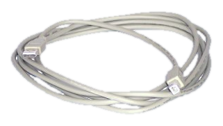 USB-AB: USB Cable, A Plug to B Plug