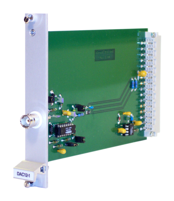 Digital-Analog-Wandler, 12 Bit, 1 Kanal, für das modulare Daten-Akquisitionssystem DAS