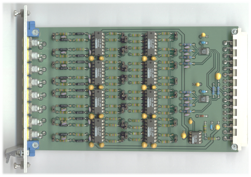 Digital-Analog-Wandler, 12 Bit, 8 Kanäle, für das modulare Daten-Akquisitionssystem DAS