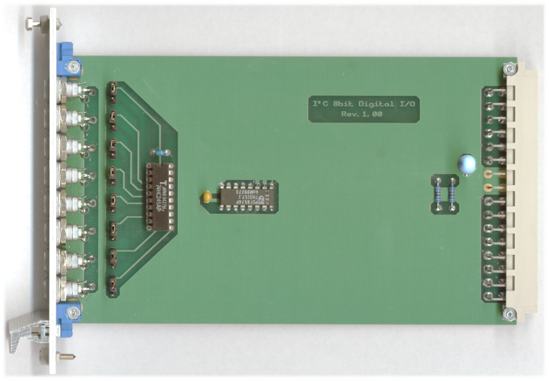 Digital input/output, 8 channels, for the modular data acquisition system DAS