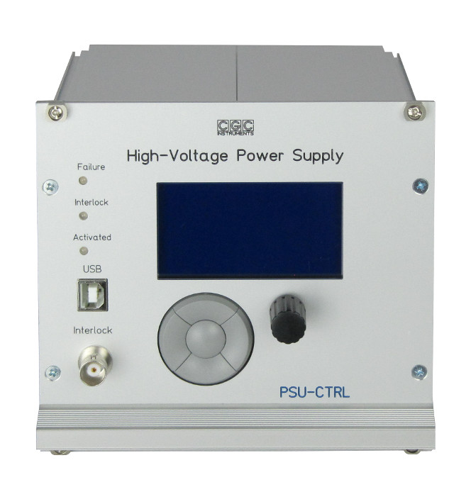 Controller module for programmable high-voltage power supplies