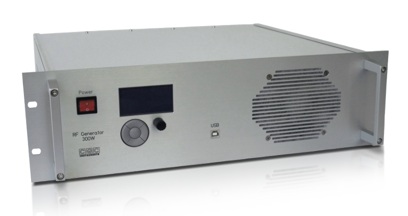 Digitally controlled radio frequency generators for quadrupole mass analyzers, 300W maximum