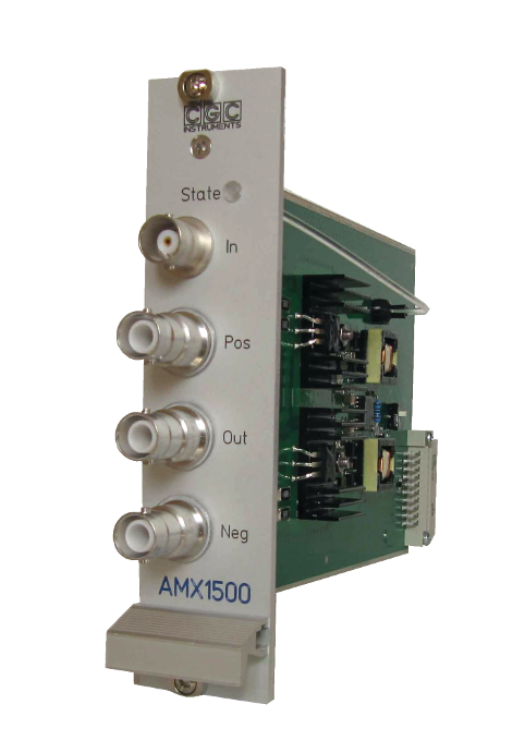 Signal switch for voltages up to 1.5kV (19" plug-in module for modular signal switches AMXR)
